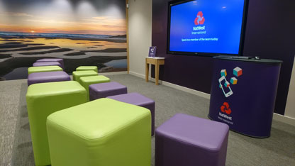 Branch colleague smiling