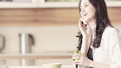 Woman on the telephone