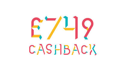 Illustration of £749 cashback offer